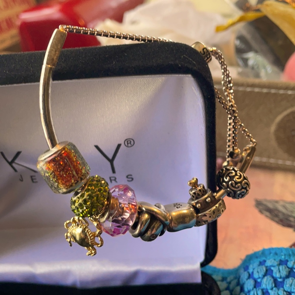 Pandora beads on a Kay’s Jewelry bracelet